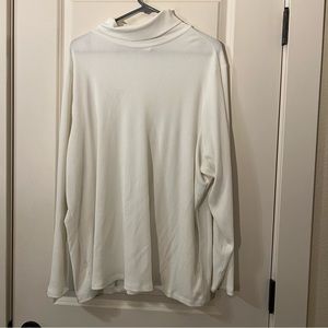 Men’s White Turtleneck